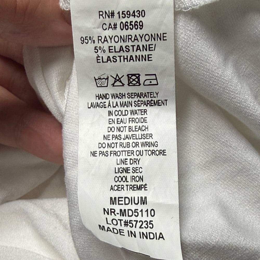 Elan White Sleeveless Tshirt Dress - Picture 5 of 11